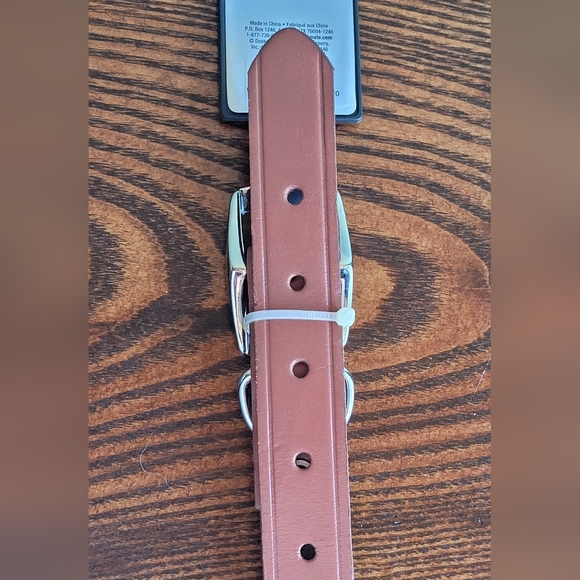 2 /$15. New Brown Leather Dog Collar Ruffmaxx Size 22" NWT - Picture 5 of 7